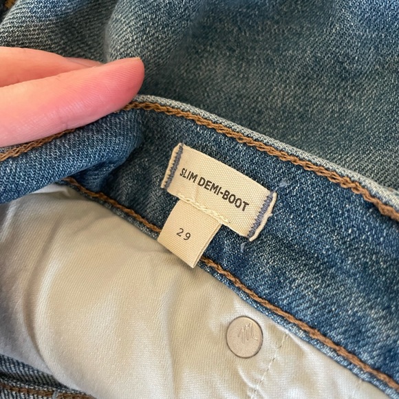NWOT Madewell Demi-Boot Jeans Cropped - Picture 5 of 7